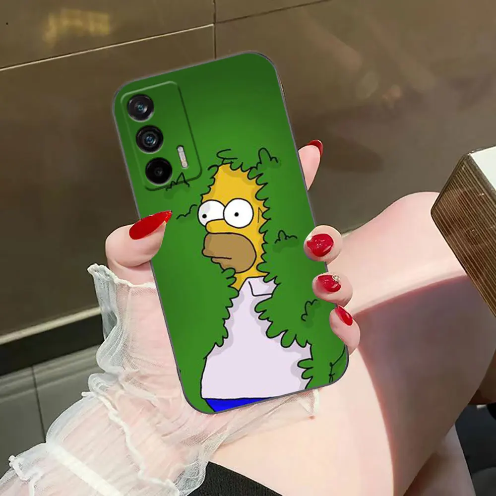 Etui Cute Baby The S-Simpsons Case dla Realme C11 C15 C20 C21 C21Y C30 C30S C33 C35 C55 C53 C63 C65 GT NEO 2 NARZO 50 X50 Case Funda