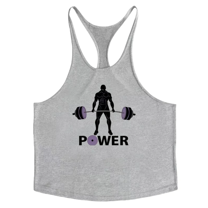 Stringer Clothing for Men, Gym Muscle Tank Top, Fitness Bodybuilding Vest, Fashion Summer Breathable Sleeveless Workout Shirt