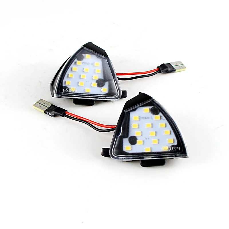 2pcs Error Free LED Under Mirror Light Puddle Lamp for VW Golf 5 MK5 Variant R32 GTI MK5 EOS Sharan 03-10 OEM#3C0945291