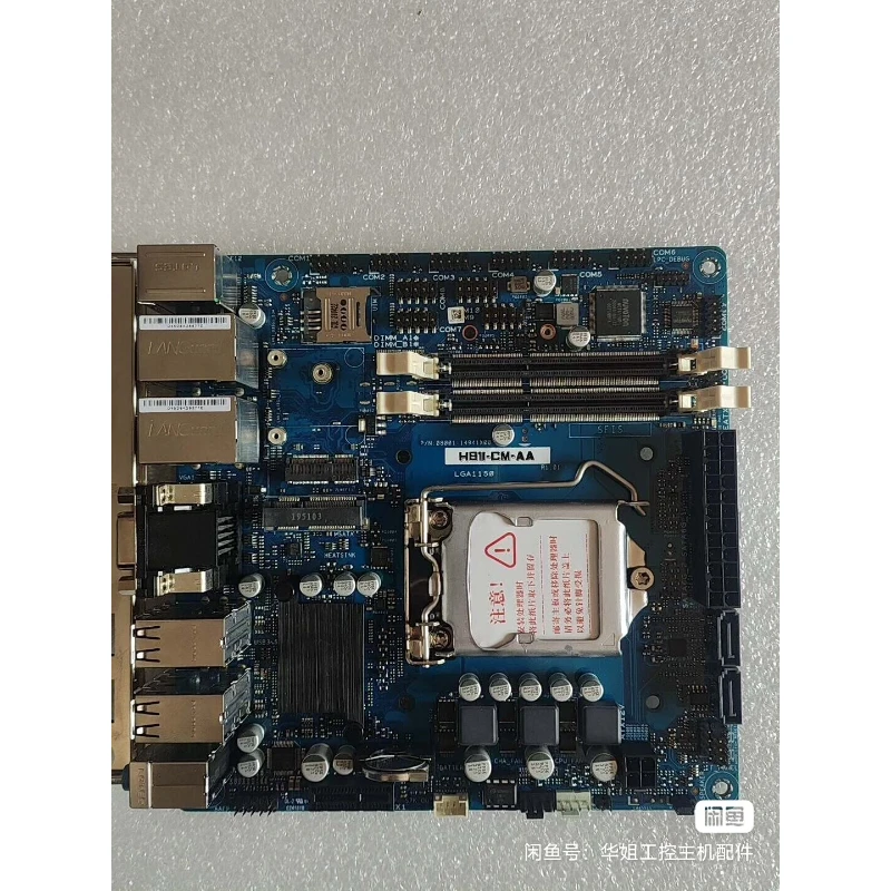 Utilizado para placa base industrial ASUS H81I-CM-AA Mini-ITX LGA1150 Dual LAN 12×COM DDR3L
