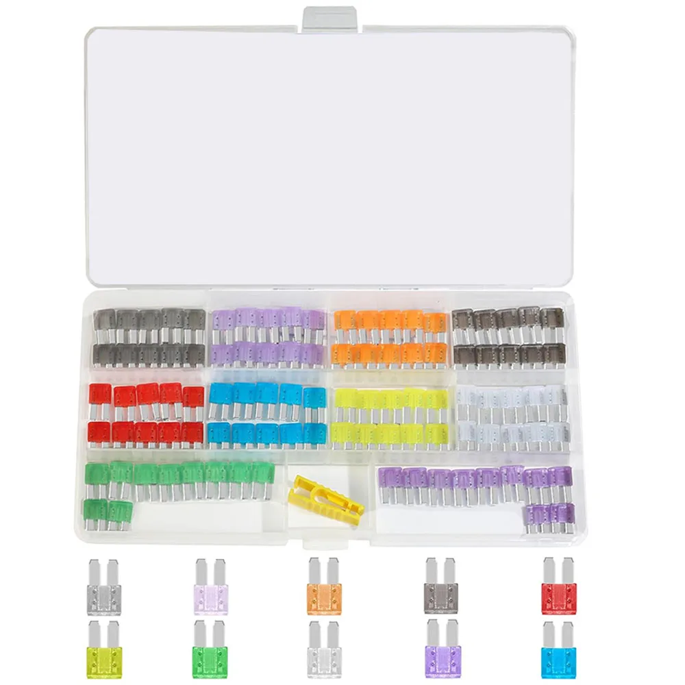 Kit de Fusibles de Cuchilla Micro 2 ATR/APT para Auto, Barco, Camión, SUV, Repuestos Automotrices (100 Unidades)