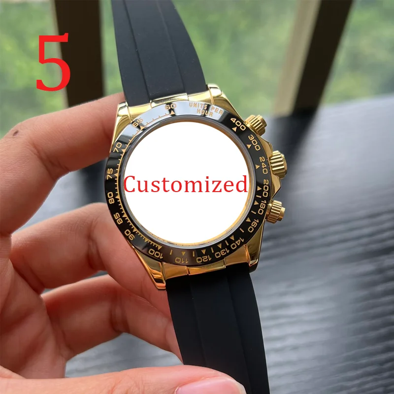 2025 Men's Watch New White Plate Steel Ceramic Ring Automatic Movement Mechanical Movement Fashion Watch Can Be Customized