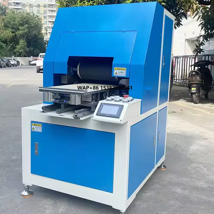 Stainless Steel Sheet Mirror Polishing Machine / Aluminum Iron Flat Surface Bright Grinding Sanding Buffing Machine