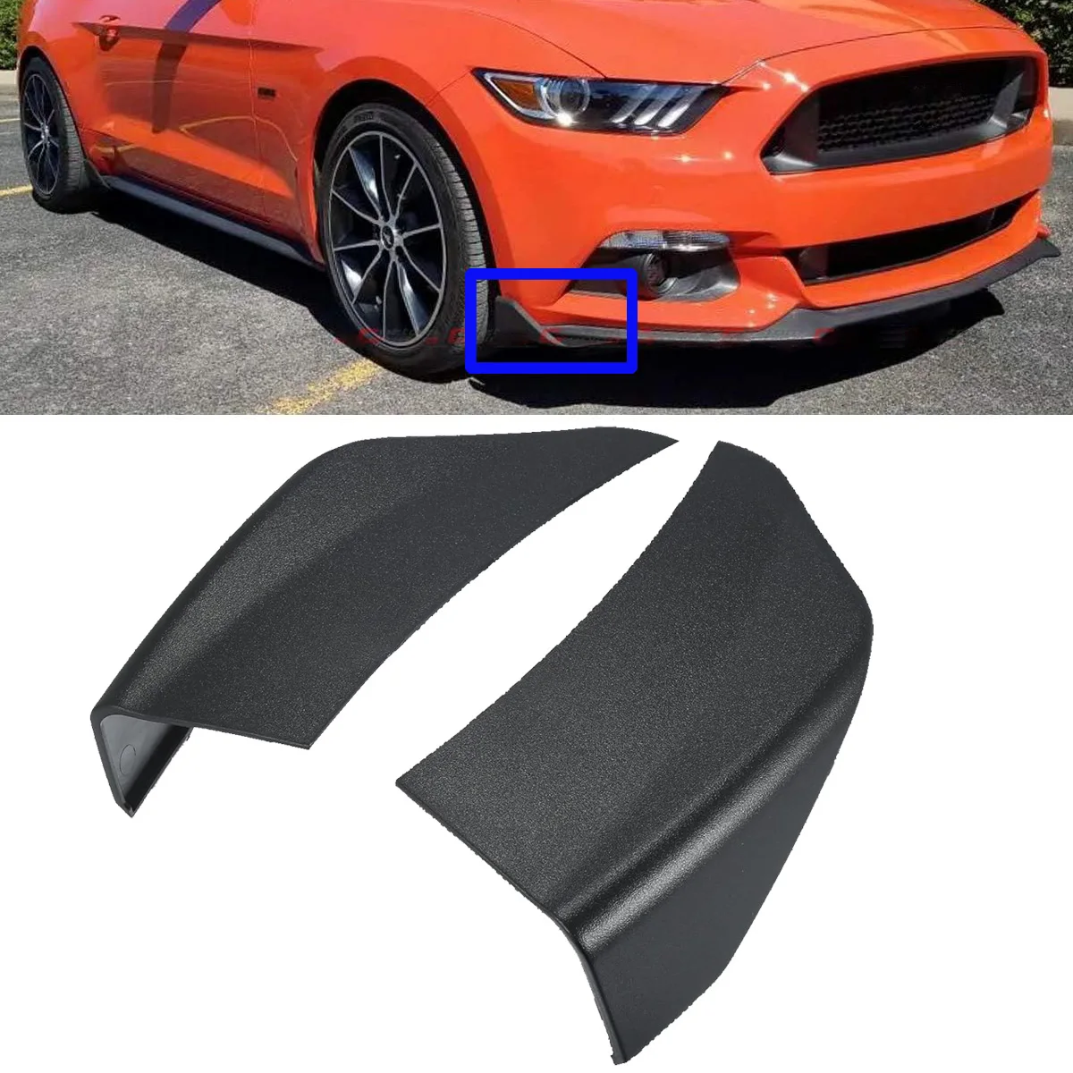 

Передний бампер автомобиля, угловая защита для Ford Mustang 2015-2017