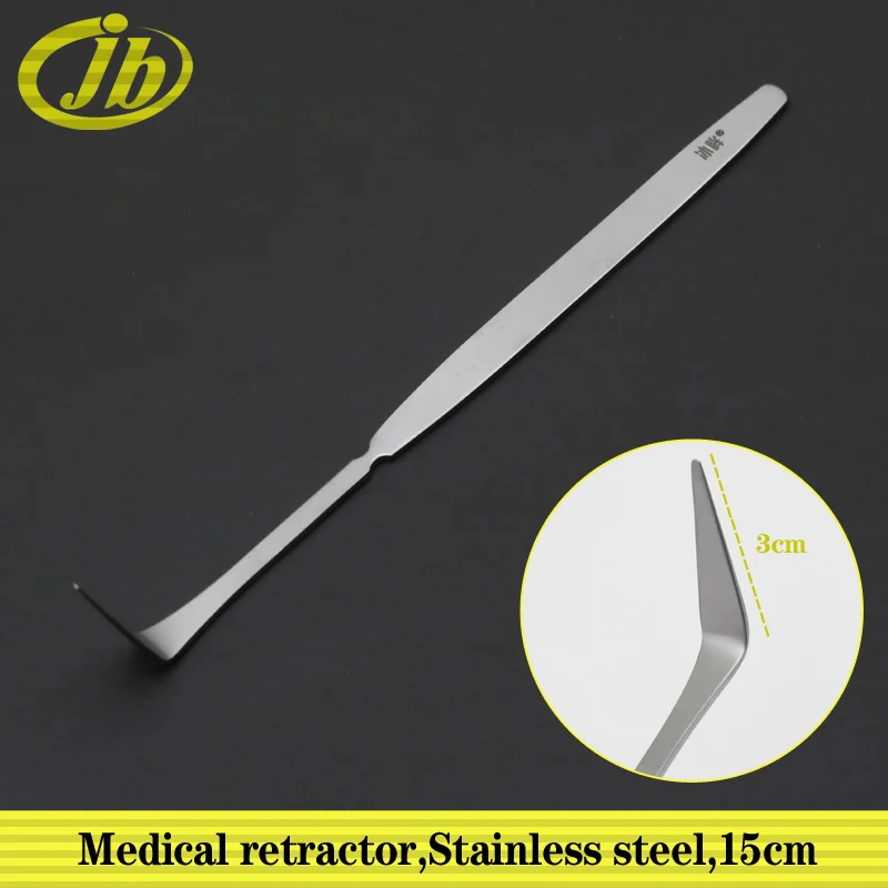 

Medical retractor stainless steel 15cm surgical operating instrument single-end cosmetic plastic surgery