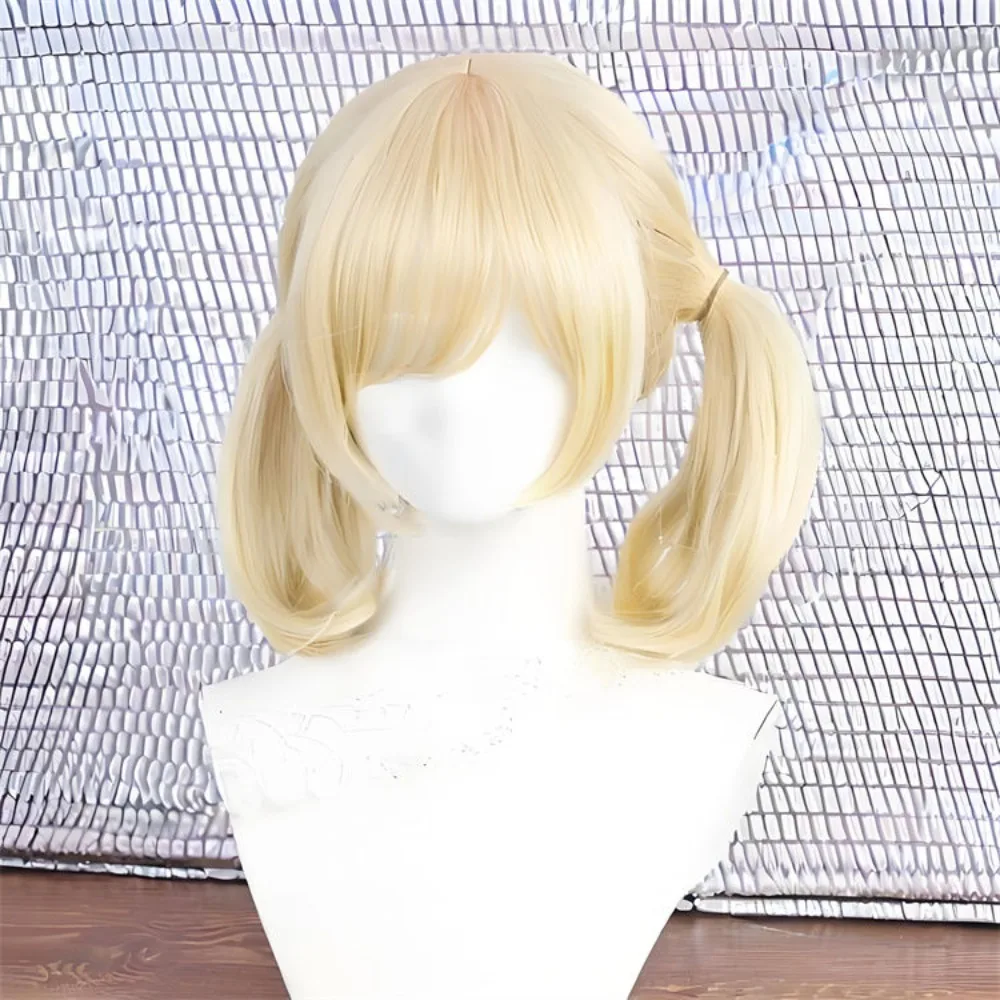 ‌ Peruca Shigure Ui - Cabelo Bob reto dourado Roriko com franja de ar, peruca completa leve para cosplay, anime pré-estilo 2025 novo