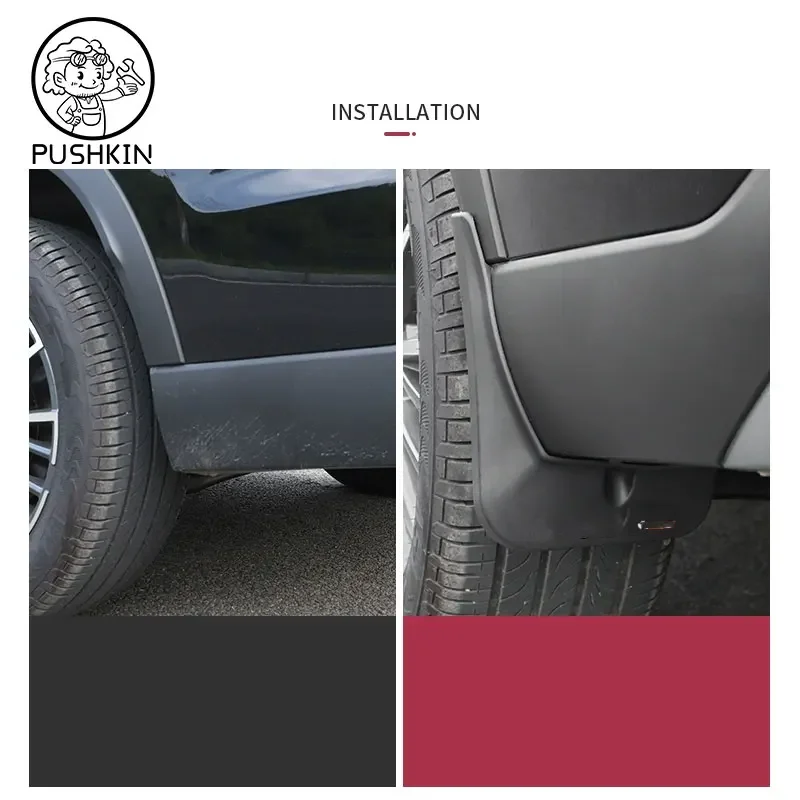 LIEI For New Chery Tiggo 8 Pro 2025 2026 Car Mudflaps Front Rear Mud Flaps Mudguards Splash Guards Fender Flares Accessories