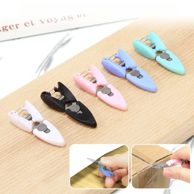 3Pcs Mini Craft Scissors Ultra Sharp Small Thread Snips Sewing Embroidery Portable Stitch Hanging Scissors Blade Handy Cutter