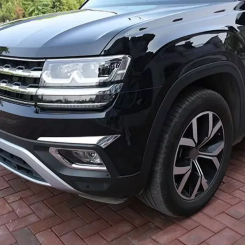 

Fit For VW Volkswagen Teramont Atlas 2017 - 2020 Eyebrow Front Fog Light Strip Trim Cover Decoration Exterior Accessories
