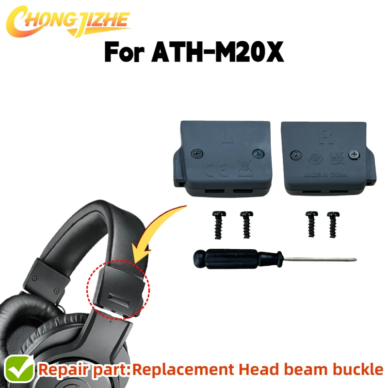 

Replacement original spare parts For ATH-M20X Headphones headband hinge buckle bracket part repair parts
