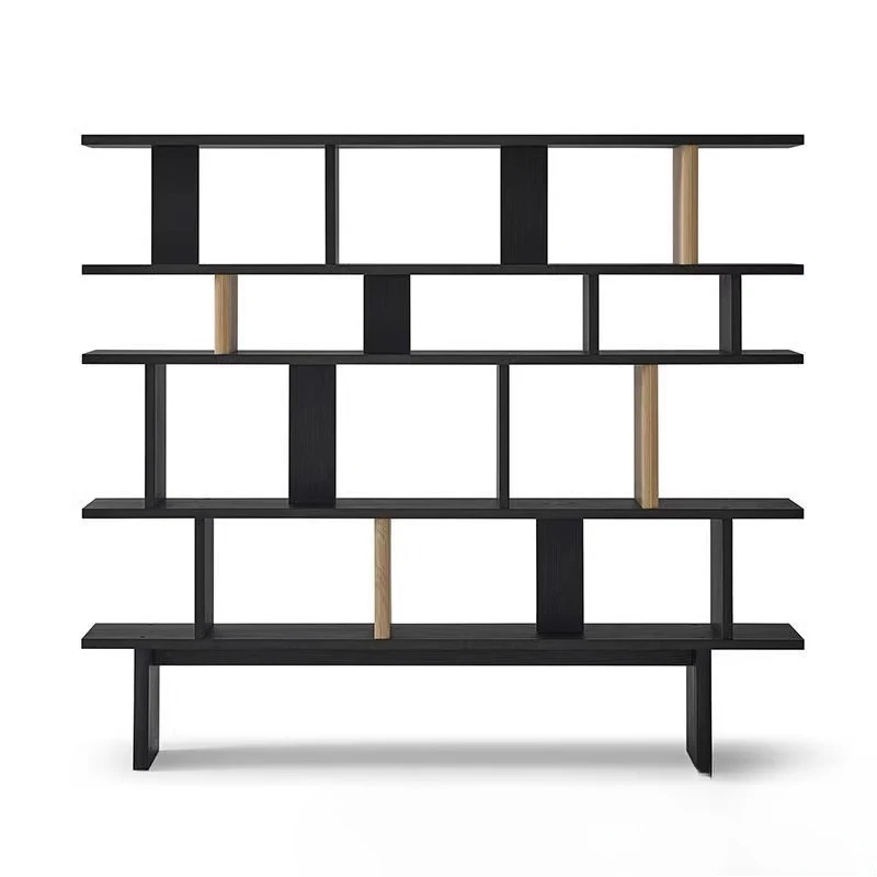 

Solid wood book shelf, shelf, multi-layer floor-to-ceiling living room, household small book cabinet, desk storage rack