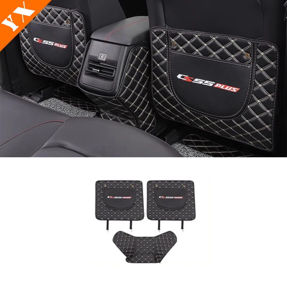 For cs55 plus accessories cs55plus 2025 2024 leather Car Door Compartment Storage Box Auto Door Storage Mat Anti Dust