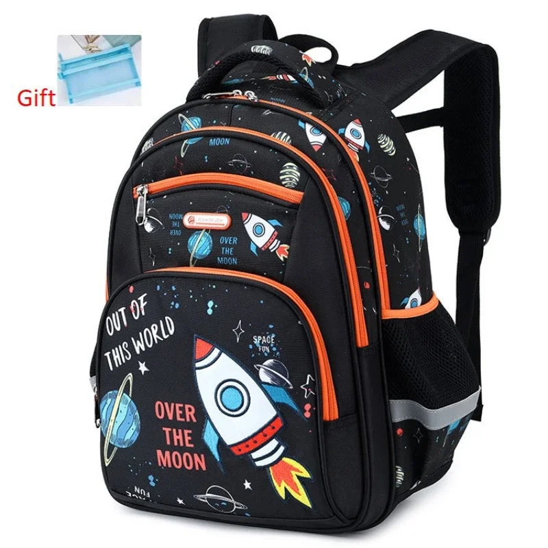 

New Children School Bags for Boys Girls Kid Backpack Orthopedic Schoolbag Teenager Primary School Waterproof Backpacks Mochilas