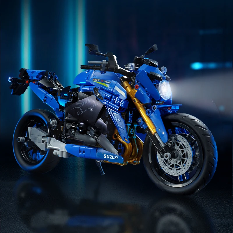 Keeppley Motorcycle Building Block  Creative Hand-assembled Peripheral Hand-made Toy Model Desktop Ornament Birthday Gift