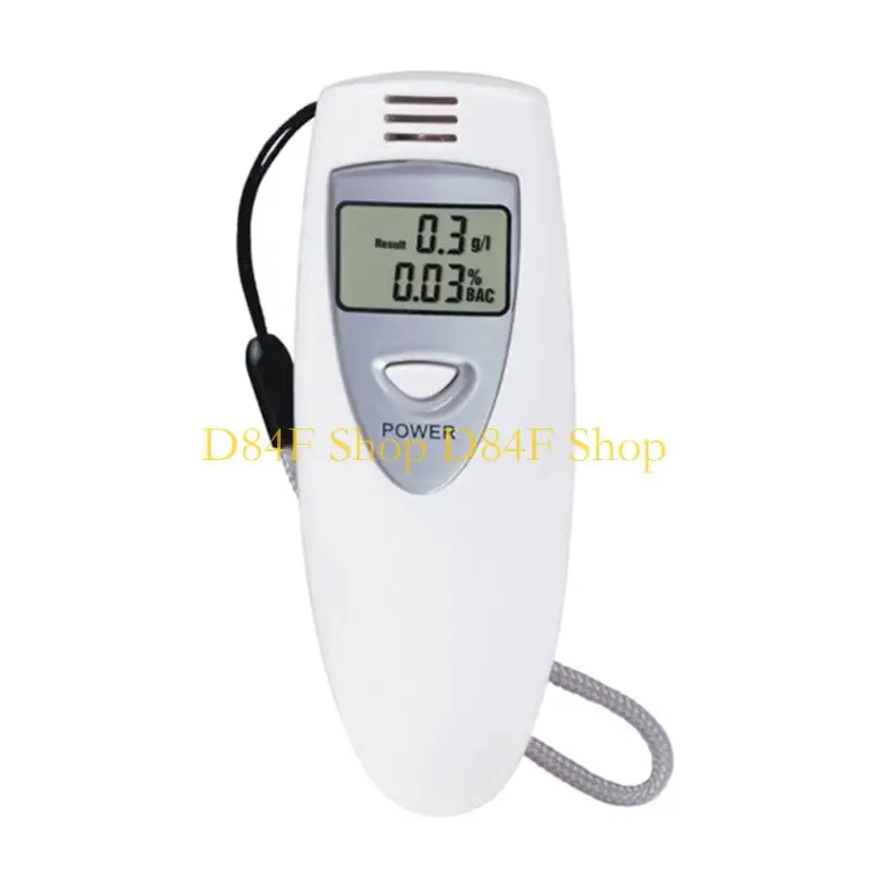 

D84F Breathalyzer Respirator Breath Drunk Tester LCD Screen Detector