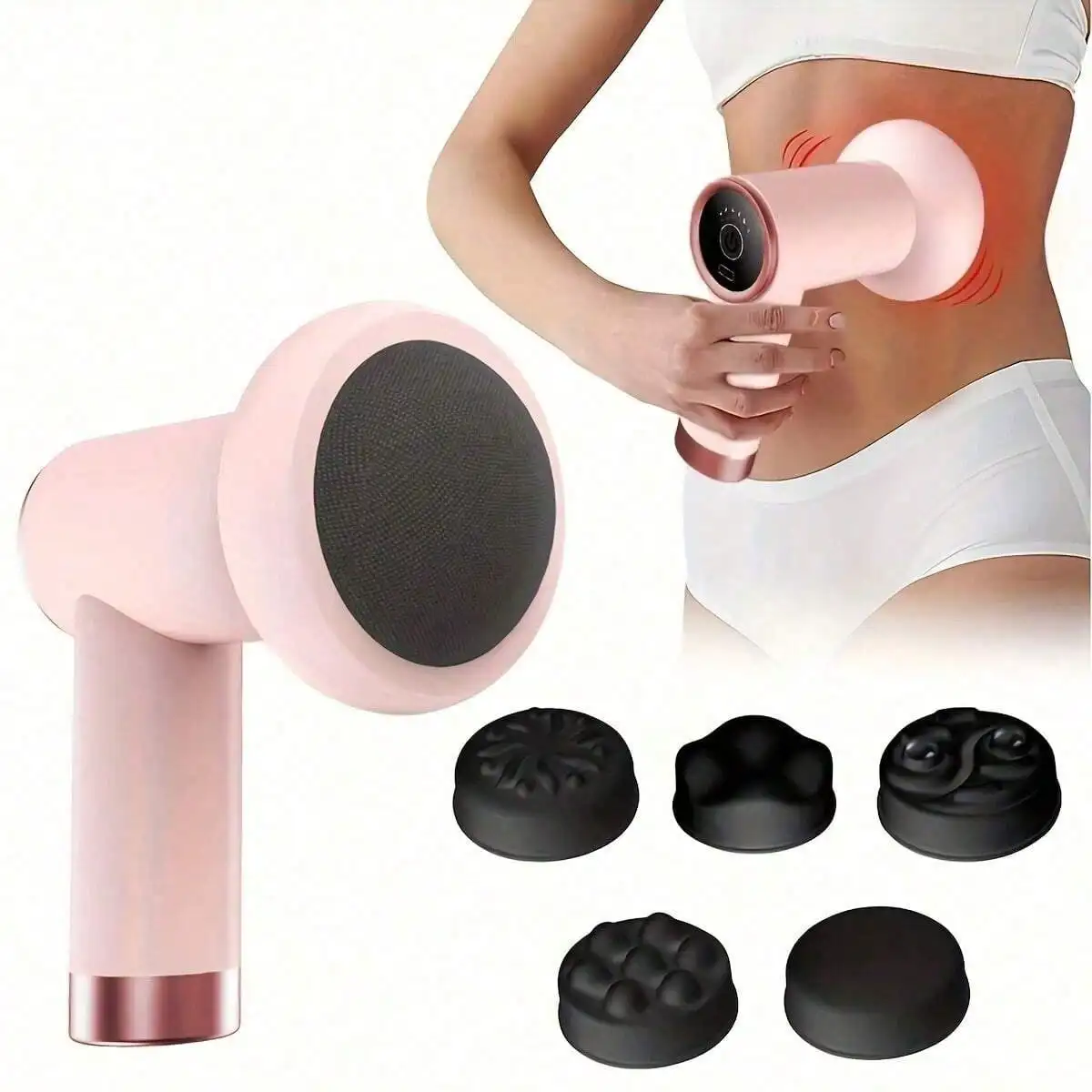 Electric Body Massager, Sports/Gym&Home Multifunctional Portable Abdominal, Leg, Waist Massager, Handheld Body Beauty Equipment