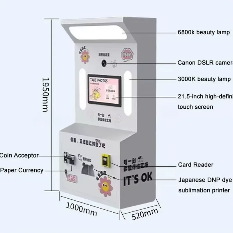 Hot-selling Wzl Brand Video Game Equipment Export Self-Service Retro Camera Store Interaction 1 Year Warranty China