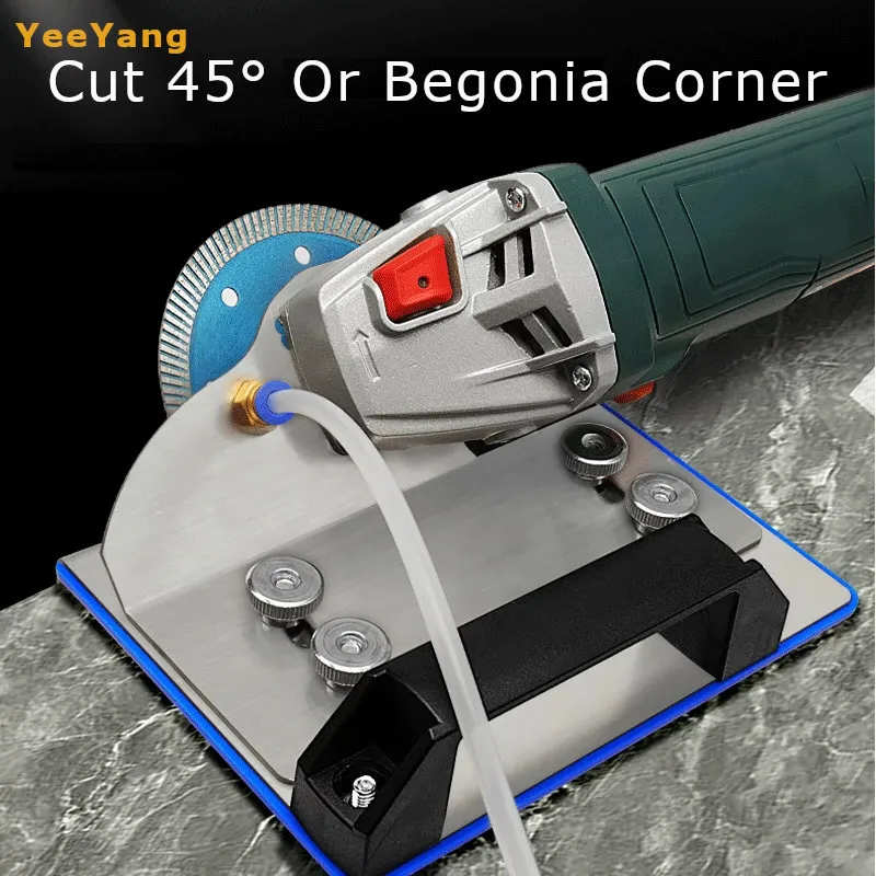 

100 Type 45 Degree Angle Grinder Stand Holder For Tile 45 Chamfer Cutting Metal Ceramic Chamfering Tool Bracket Portable