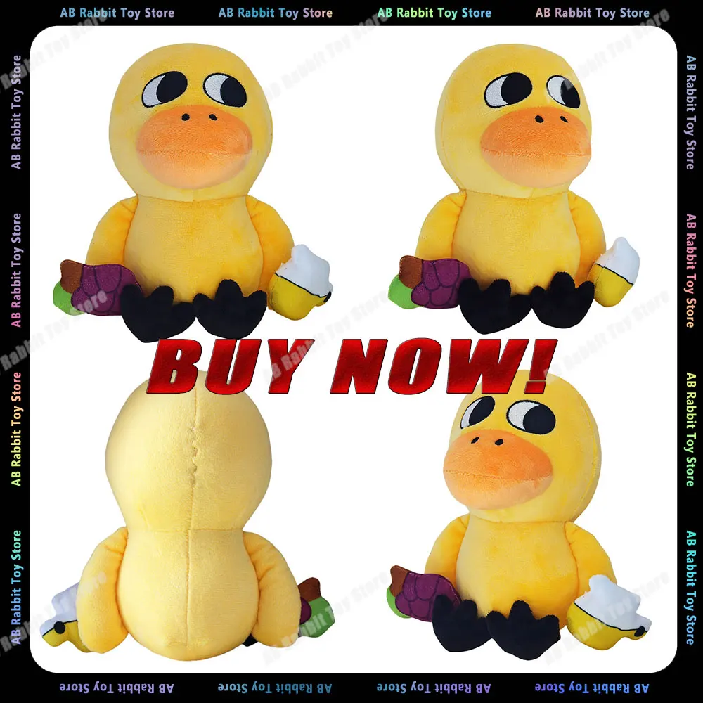 23cm The Duck Song Plush Plushie Toys Cute Soft Litter Yellow Duck Stuffed Cartoon Pillow Dolls For Kid Girl Birthday Xtmas Gift