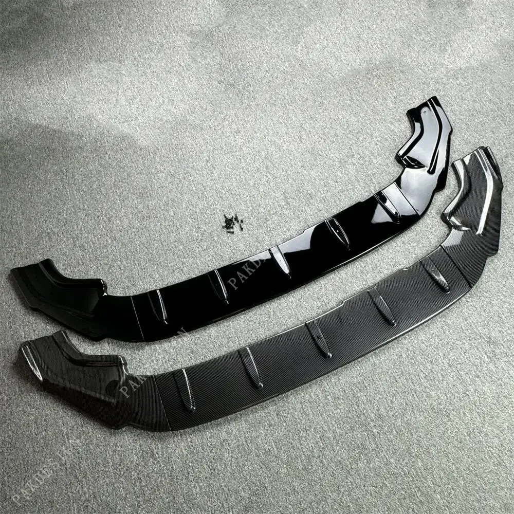 ABS Front Bumper Lip Spoiler Splitter Diffuser Canards Bodykit Cover Guard Trim for VW Golf 7 MK7 7.5 GTI GTD R R-Line 2012-2019
