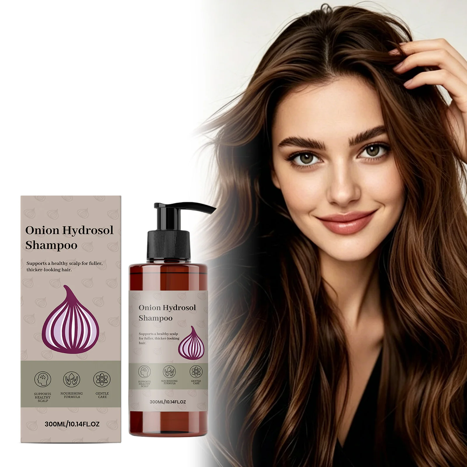 Onion Water Shampoo Nourishing Scalp Formula Prevents Hair Loss Promotes Thicker And Stronger Hair Gently Cleanses Hair Care New