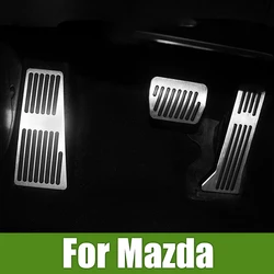 For Mazda 2 3 6 BM GJ CX-5 CX5 KE KF CX-3 CX7 CX-8 CX-9 Axela ATenza Car Accelerator Footrest Pedal Brake Clutch Pad Accessories