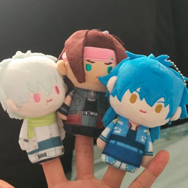 Nullset Dramatical Murder Colgante de Peluche de Marioneta de Dedo, Merchandising Oficial de Anime, Aoba Koujaku Noiz, Colgante para Bolso