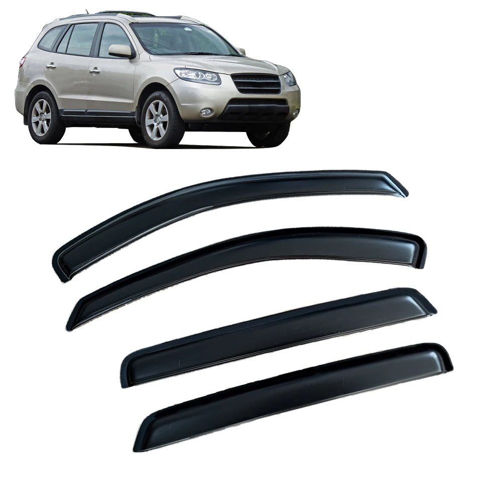 

Оконный козырек для HYUNDAI SANTA FE 2007 2008 2009 2010 2011 2012, ветровые дефлекторы, защита от дождя, дверной козырек, вентиляционные шторы, вентиляционный козырек