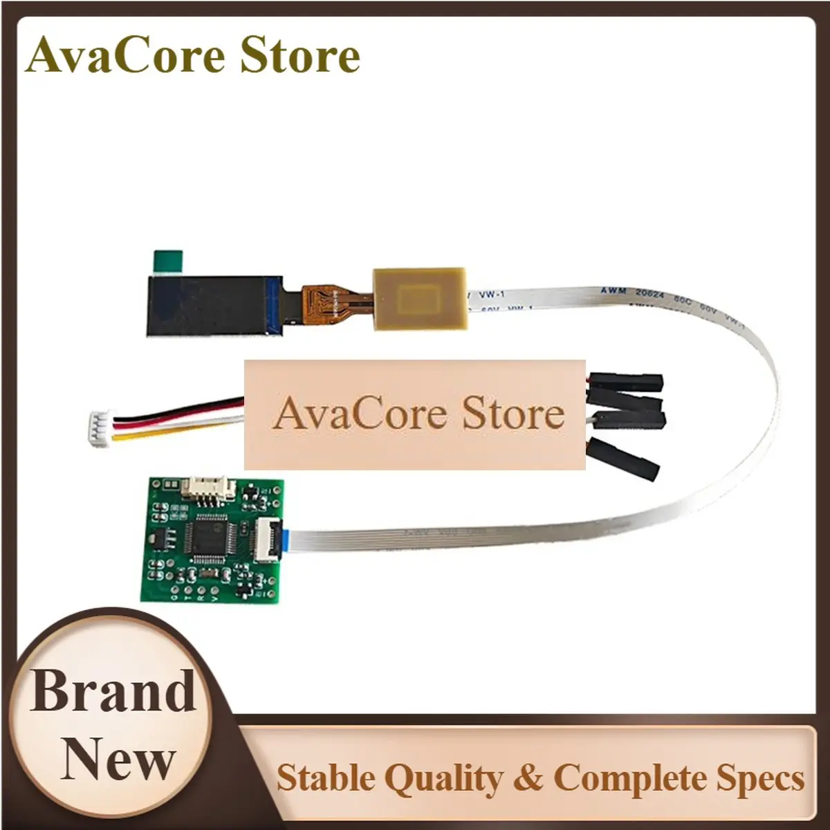 AvaCore New RC Flight Simulator 0.96-Inch LCD Instrument Cluster Display Interior Dashboard Panel For Scale Car/Crawler Model