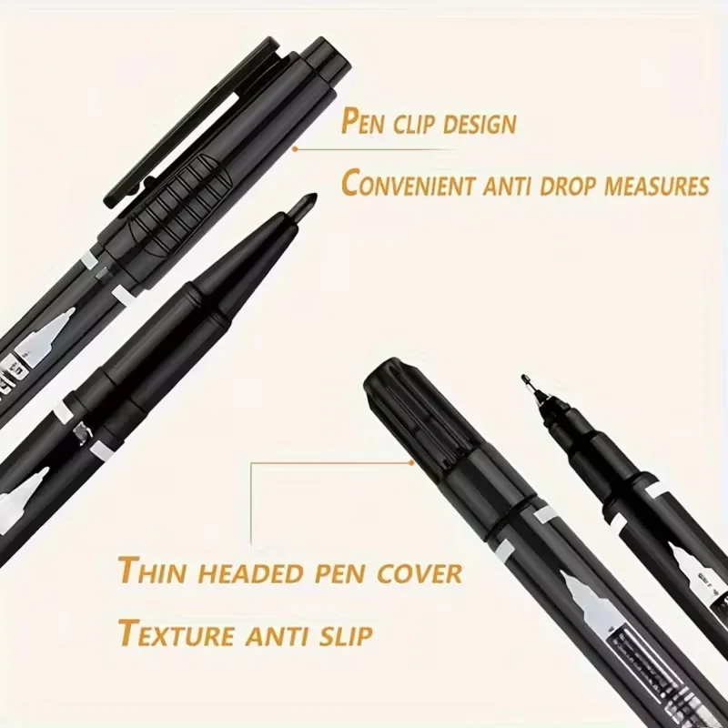 Pennarelli industriaci e da giardino Pennarelli permanenti. Inchiostro resistente alle intemperie per metallo, utensili per la lavorazione del legno e etichette per piante, regalo ideale