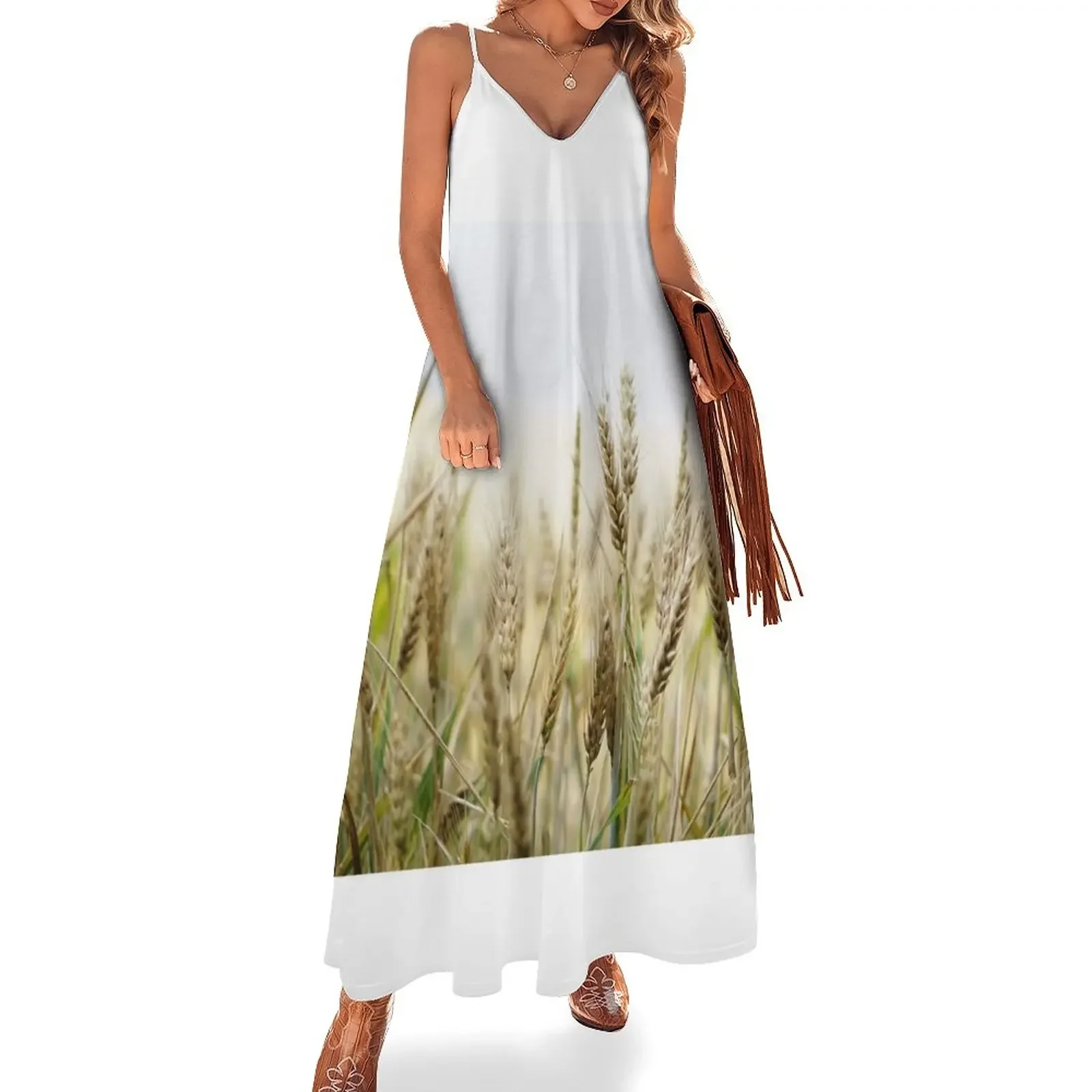 Wheat Sleeveless Dress Women's skirt ladies dresses for special occasions Clothing dress for women 2025