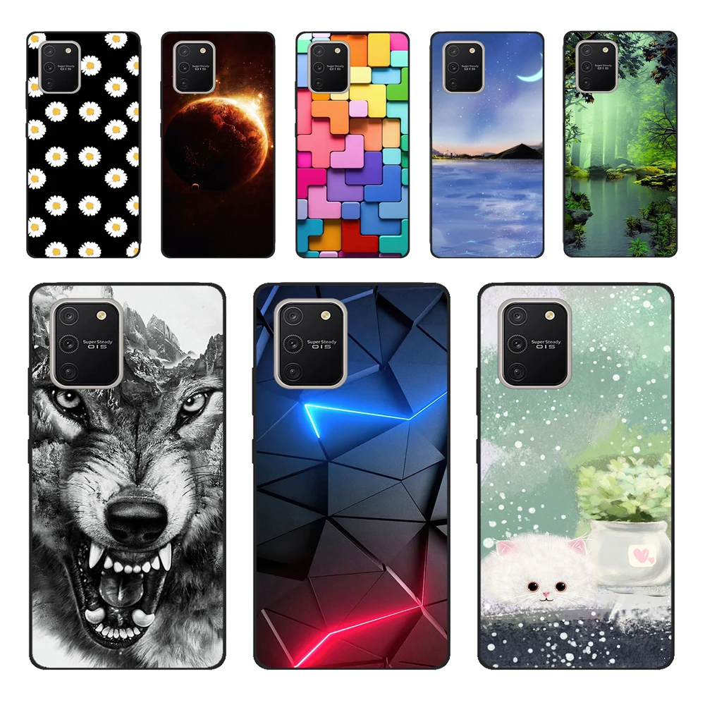 For Samsung Galaxy S10 Lite Case G770F Silicone Black Soft Back Cover for Samsung S10 Lite Case 2020 TPU S10Lite Cover S 10 Lite