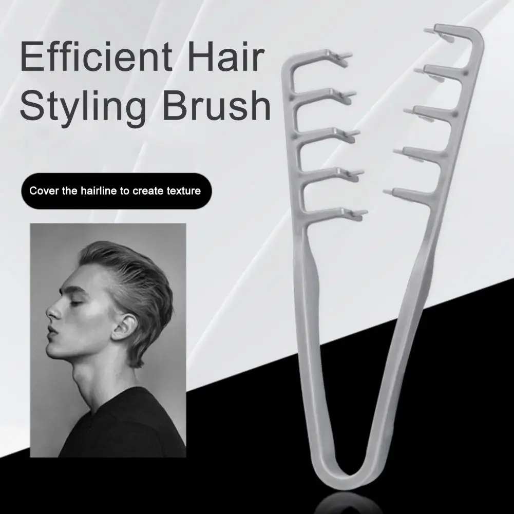 

2Pcs Hair Volumizing Texture Comb Wide Tooth Fluffy Hair Styling Comb Roots Lift Volume Tool Men Bangs Seam Grooming Accessory