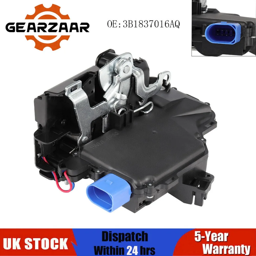 For VW Transporter T5 T6 Front Right Central Door Lock Actuator Mechanism 2003-