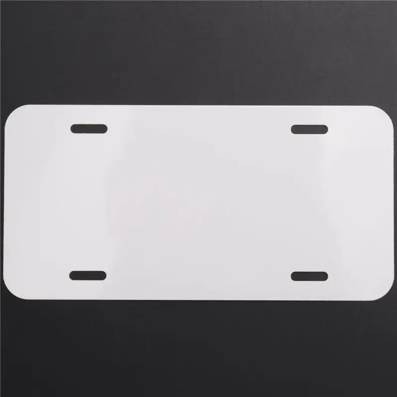 10 Pack Sublimation License Plate Blanks,Heat Thermal Transfer DIY Picture,Aluminum License Plate Tag-X67A
