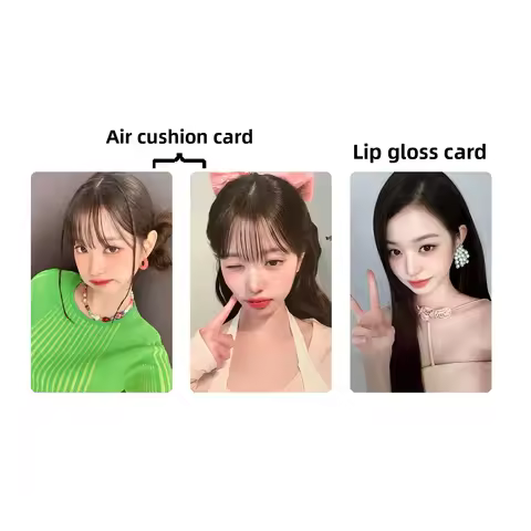 Ive Girl Group Member Endorses Air Cushion Small Card Lip Gloss Card Wonyoung Commemorative Collection Small Card