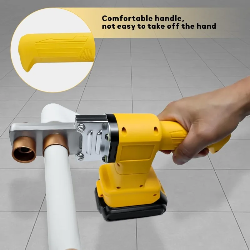 ماكينة لحام أنابيب المياه البلاستيكية المتوافقة مع بطارية ديوالت 18 فولت 20 فولت، رؤوس أدوات الذوبان الساخن لأنابيب البولي ايثيلين، PPR، PVC، PB #3