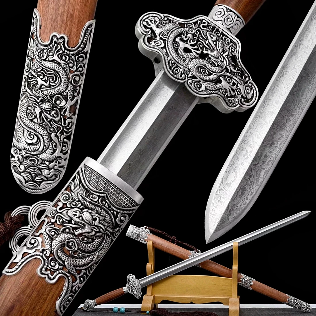 Silvery Dragon Swor…