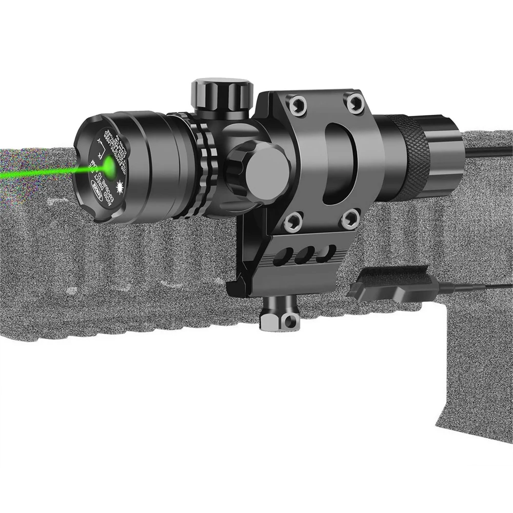 Adaptador Picatinny Offset para miras 25,4mm/30mm y linterna – Riel 20mm - imagen 4
