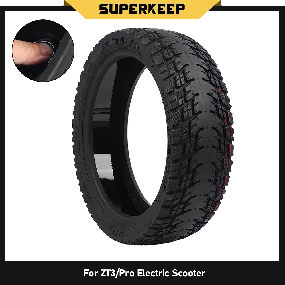 

11 inch Jelly Vacuum Tire for Segway Ninebot ZT3/Pro Electric Scooter Wheel 70/60-7.5 Tubeless Self-healing Off-road Tryes Parts