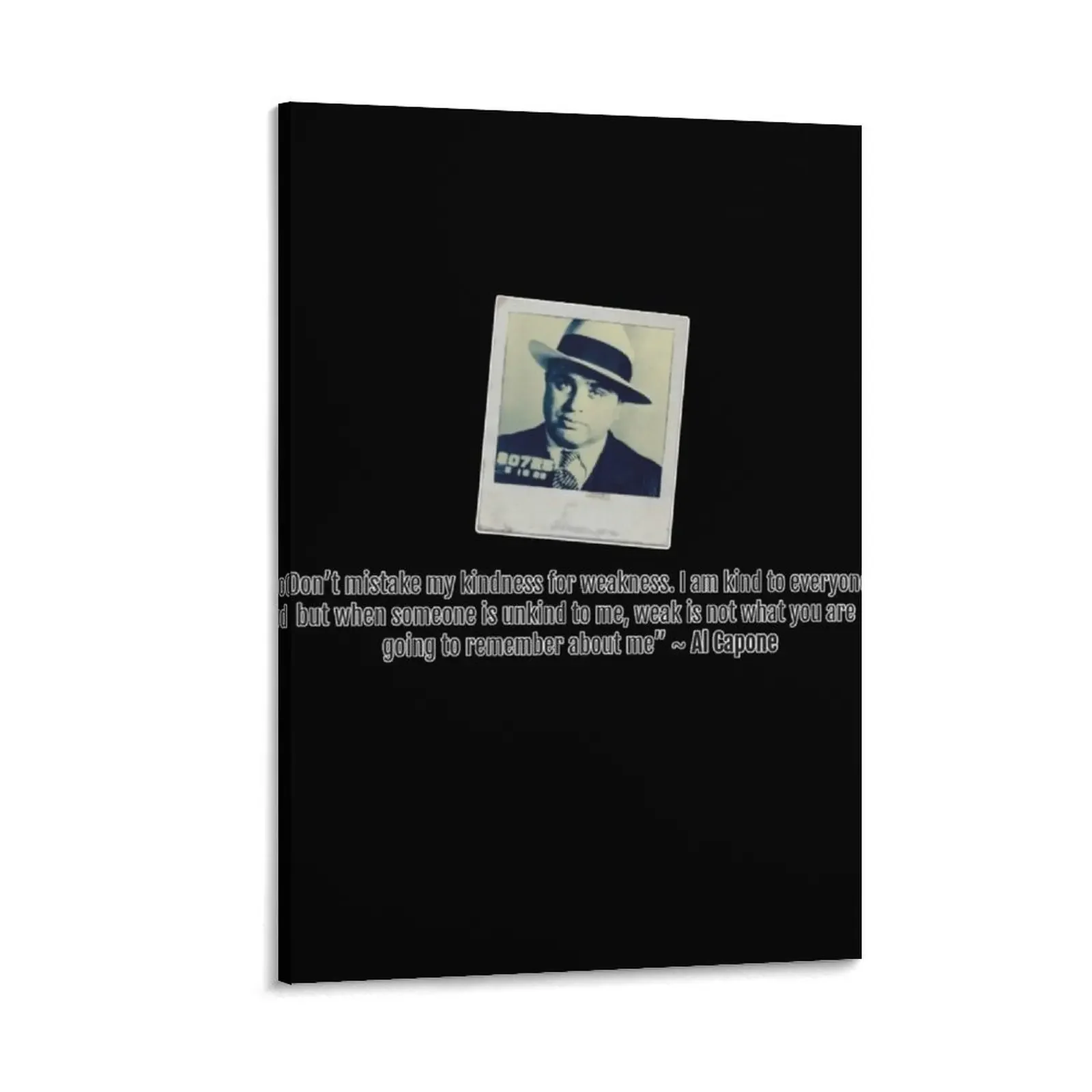 

Al Capone Quote Canvas Painting Picture on the wall anime poster wall decoration painting decor