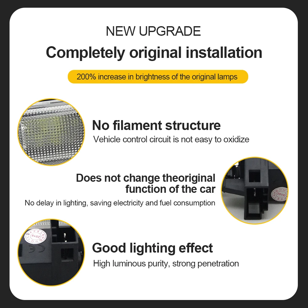LED Car Glove Box Light Storage Compartment Light For VW Bettle Caddy Touaran Golf Variant For Skoda Fabia Octavia Superb