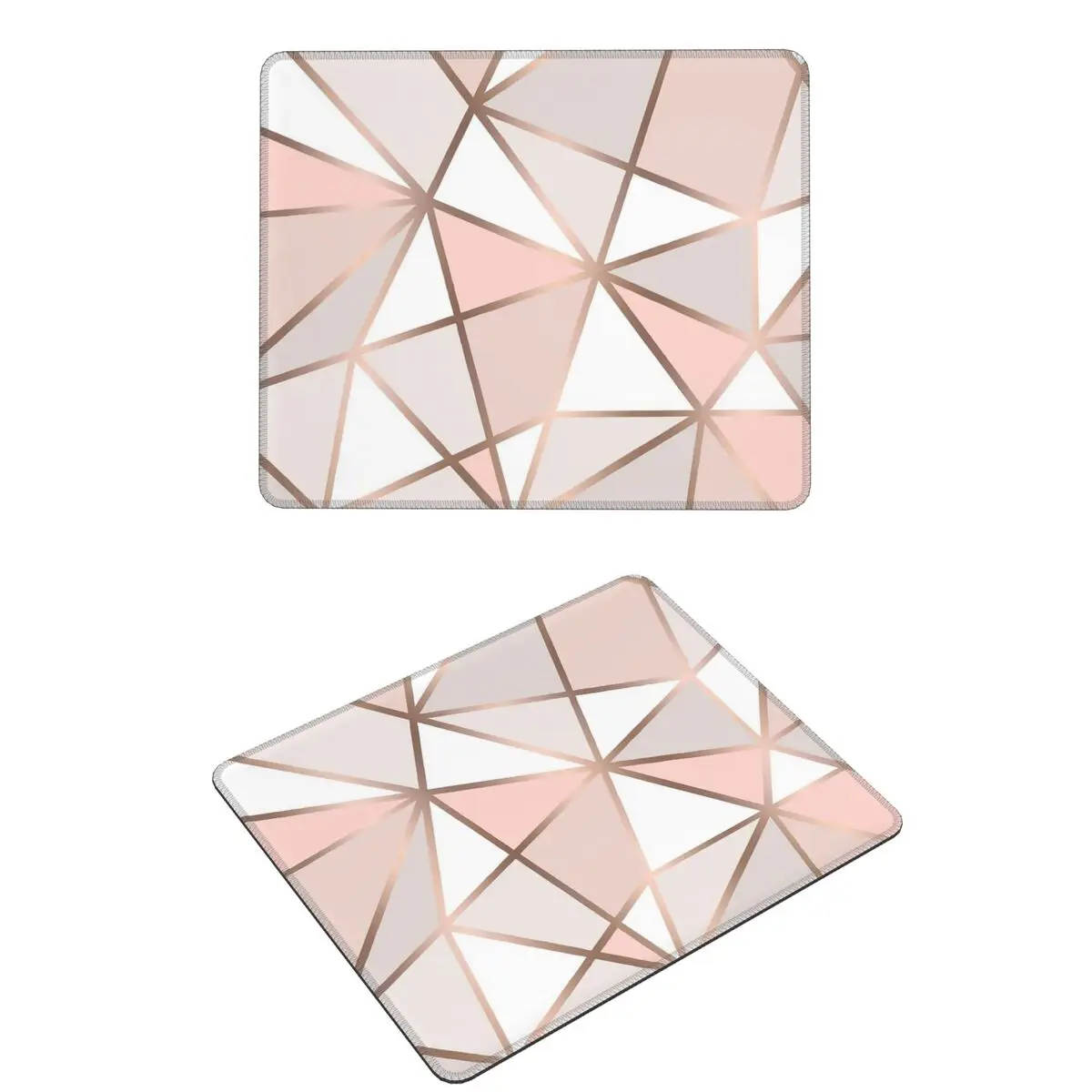 

Розовый, серый и золотой коврик для мыши с гео-гобеленом, коврик для мыши, компьютерная клавиатура, коврик для мыши, игровой коврик для ноутбука, офисные коврики для стола