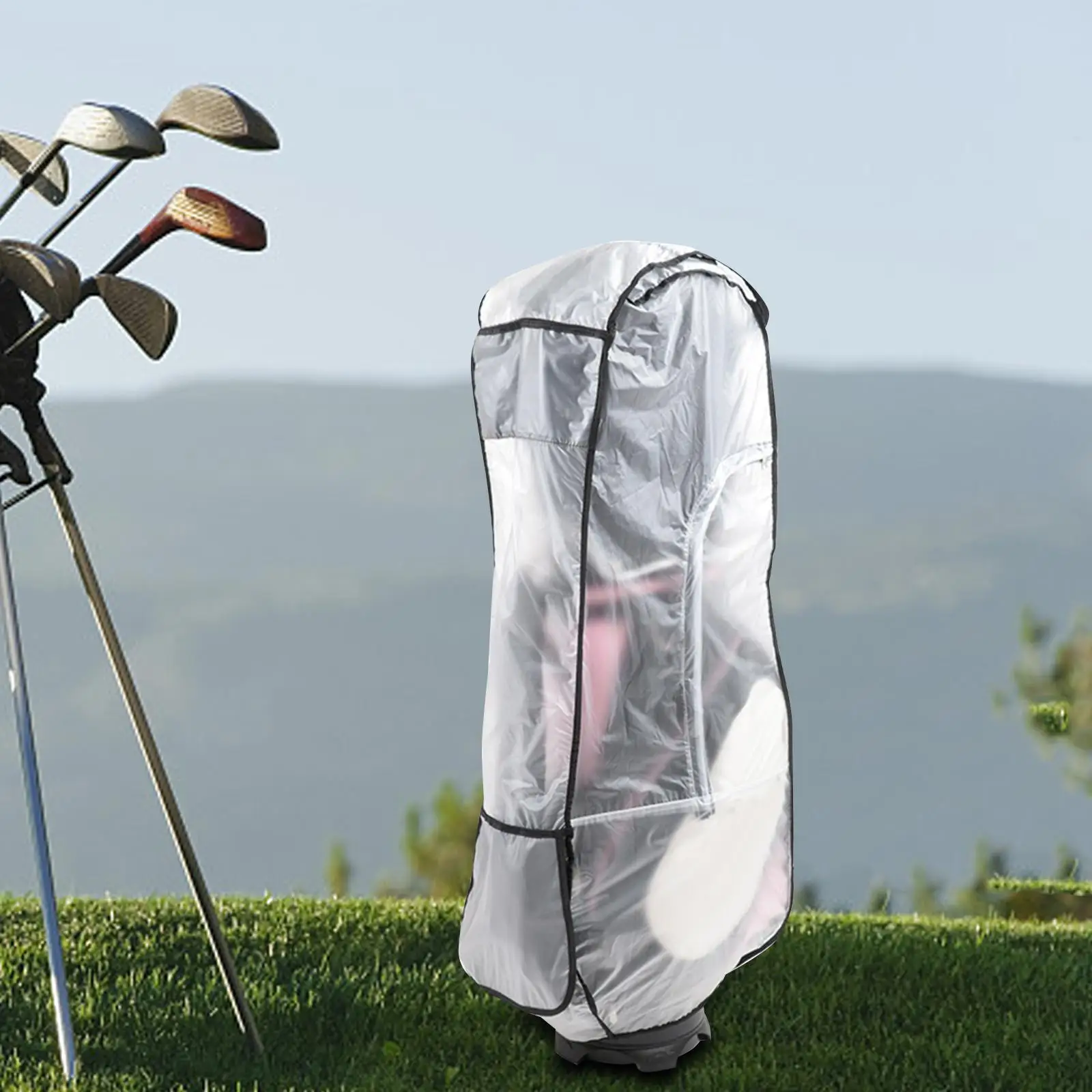 

Golf Bag Rain Cover Rainproof Golf Accessory for Carry carts