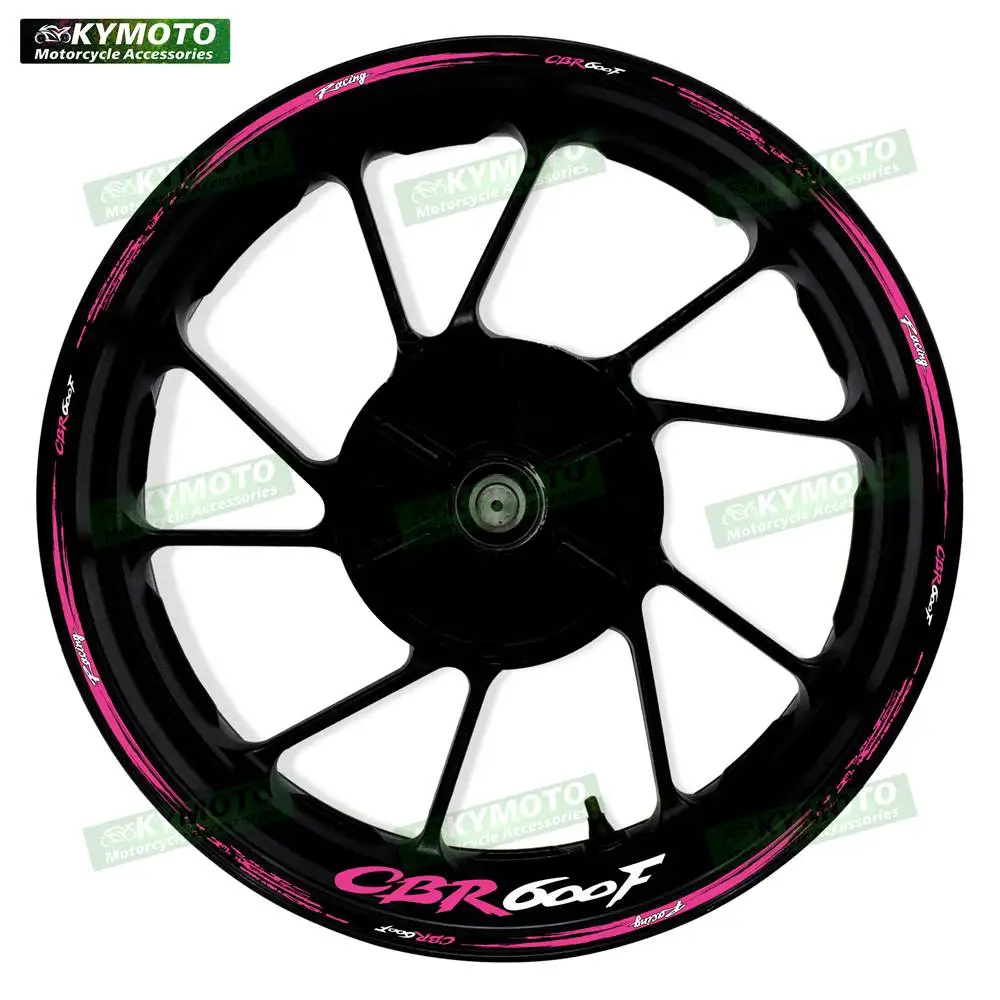 For Honda CBR600F CBR 600F motorcycle accessories 17-inch front and rear wheel stickers fairing stickers reflective rim 3