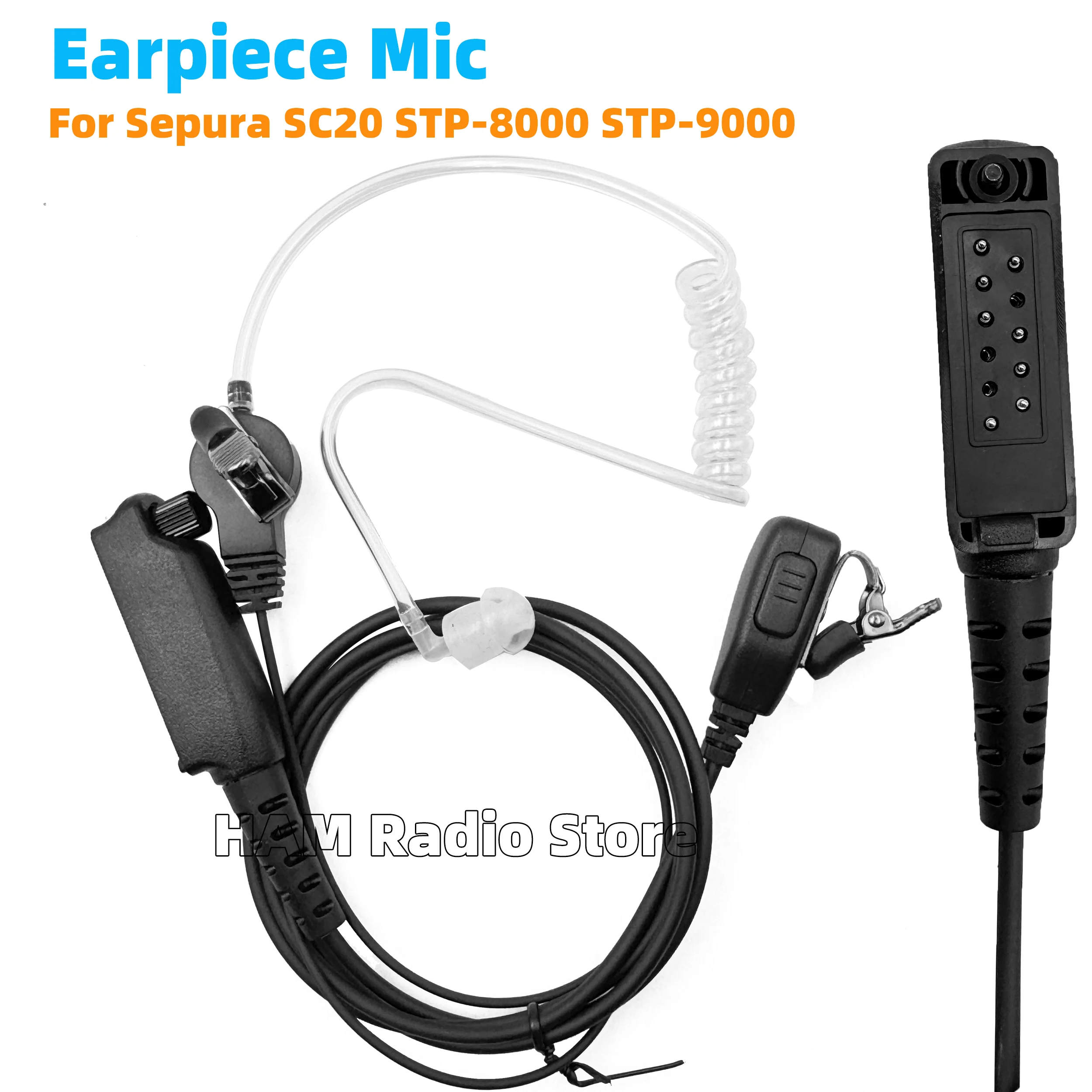 

Гарнитура с трубчатым микрофоном и PTT для Sepura STP8000 STP8035 STP8038 STP8040 STP8080 STP9000 STP9100 STP9200 SC20 SC21 Rado