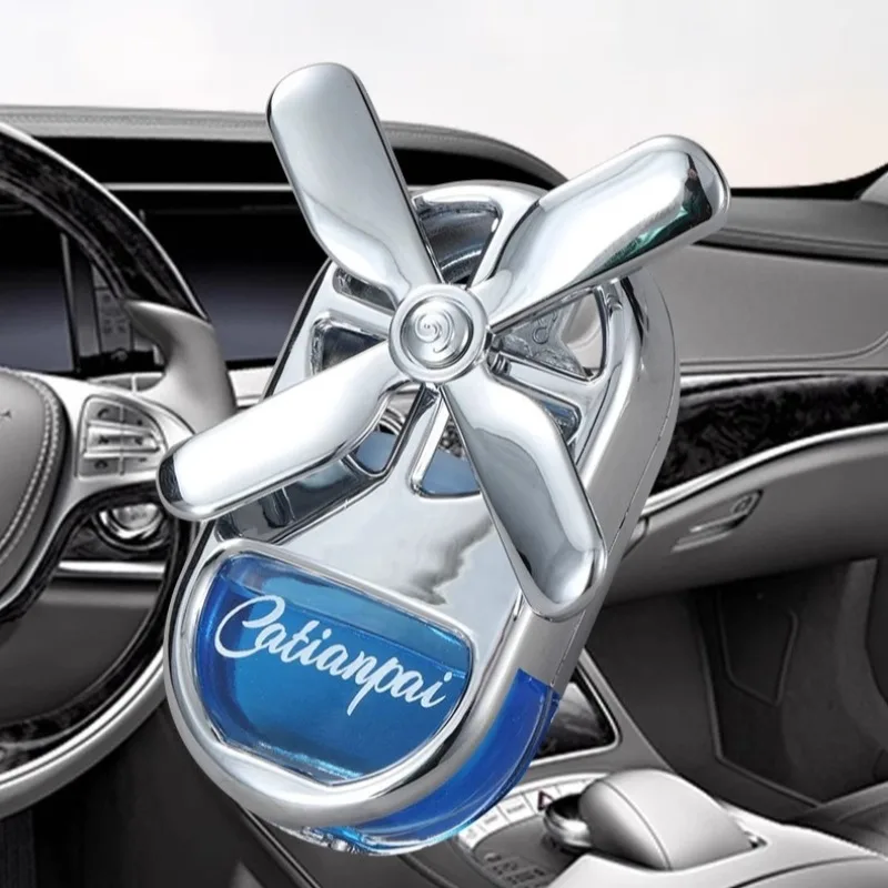 

Novelty Car Air Vent Fan Decor | Four-Leaf Windmill Aromatherapy Diffuser | Essential Oil Perfume Car Freshener