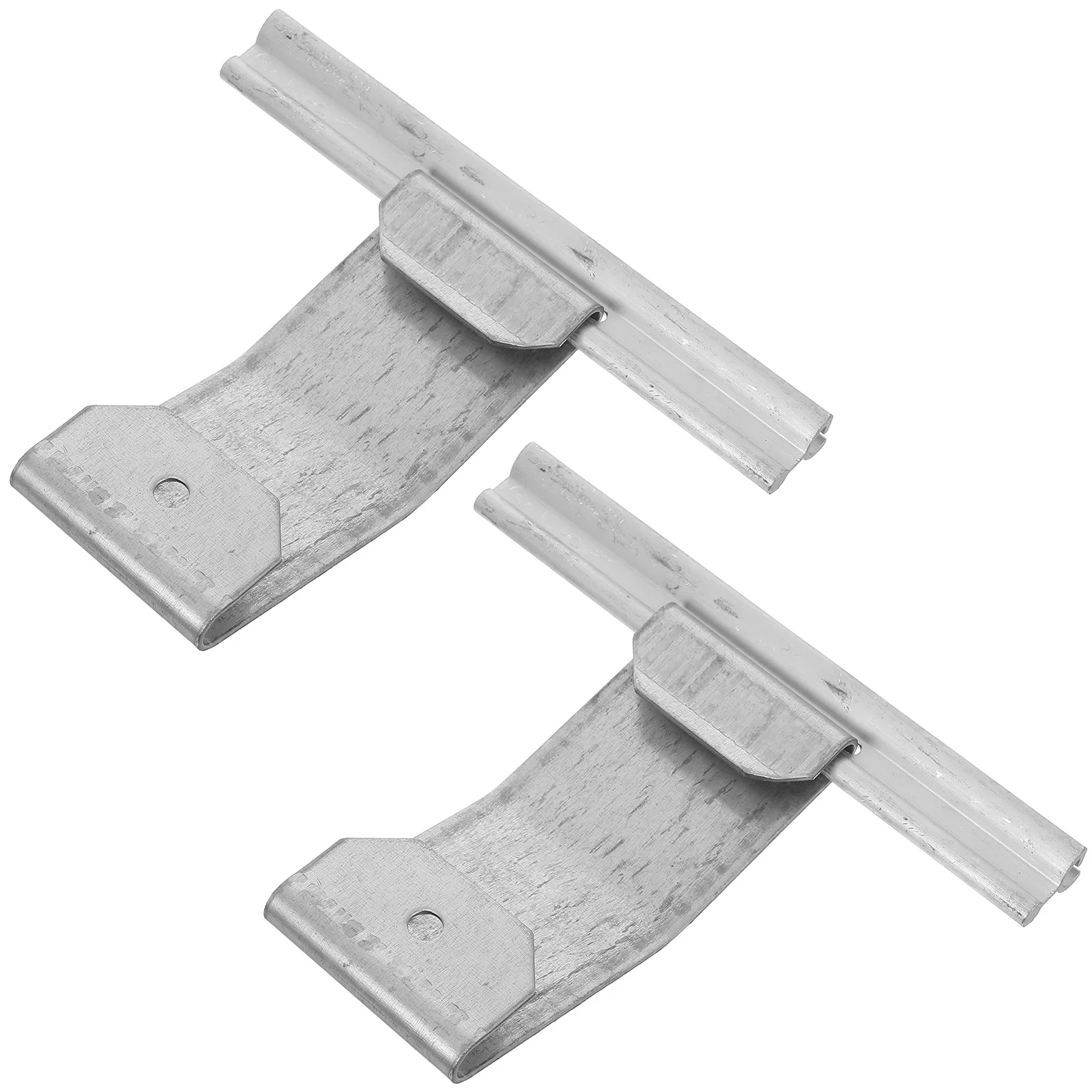 2 قطعة دعم الصلب المجلفن سميكة للأبواب مصراع المتداول يندبروف نافذة قفل الأمان معدن دائم #5