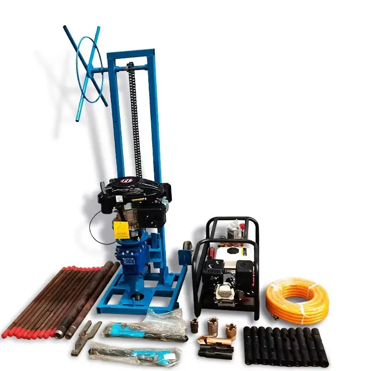 

Customized Petrol Diesel Backpack Drill Rig 15-Meter Soil Rock Concrete Lightweight Single-Operated Sampling Tool