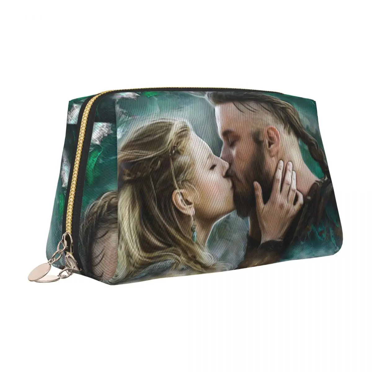 Viking Lagertha Ragnar Lothbrok Toiletry Bag Norse Valhalla Warrior Cosmetic Makeup Organizer Lady Beauty Storage Dopp Kit Case